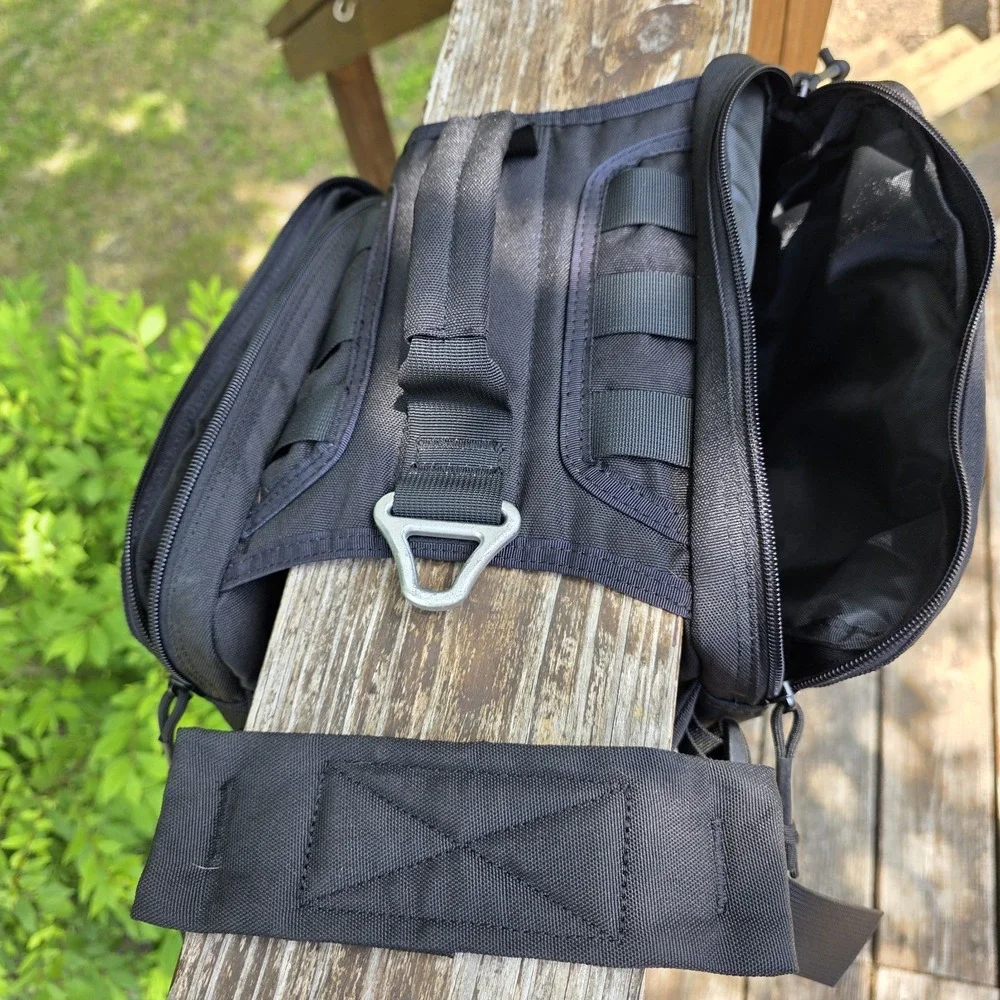 Spanker Tactical Dog Vest Black Harness Approx 11x11‎ Carrying Pockets